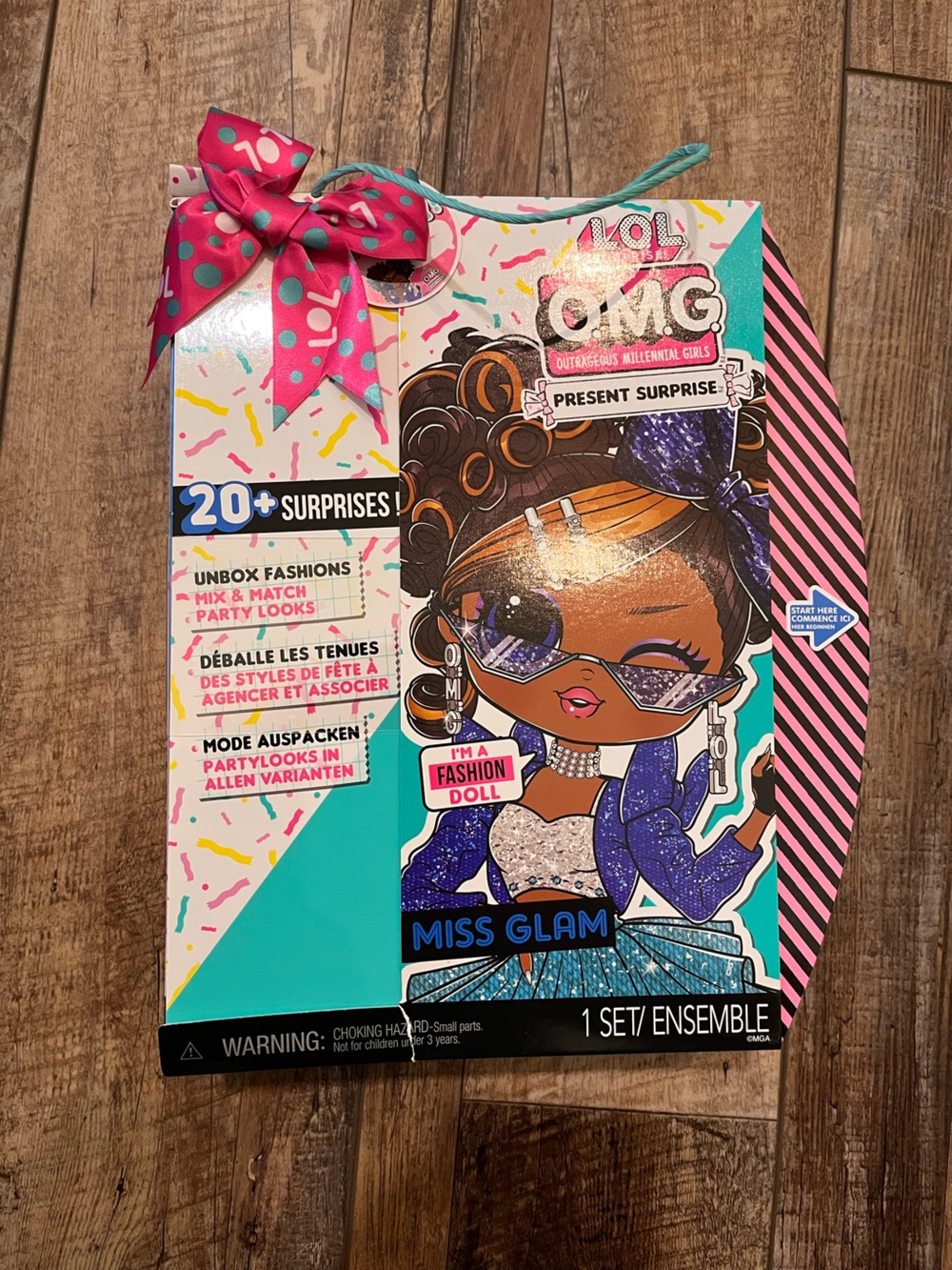 L.O.L. Surprise! Miss Glam Doll Box - Pink & Teal